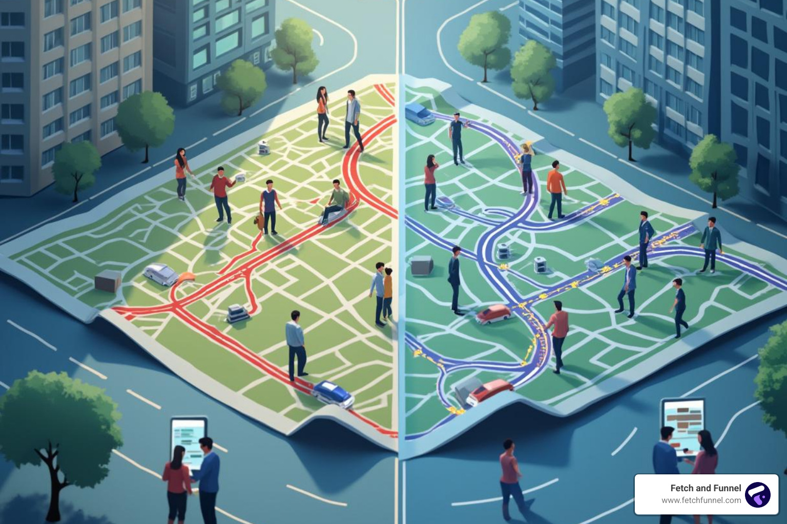 comparing traditional vs AI-powered customer journeys - ai journey optimization