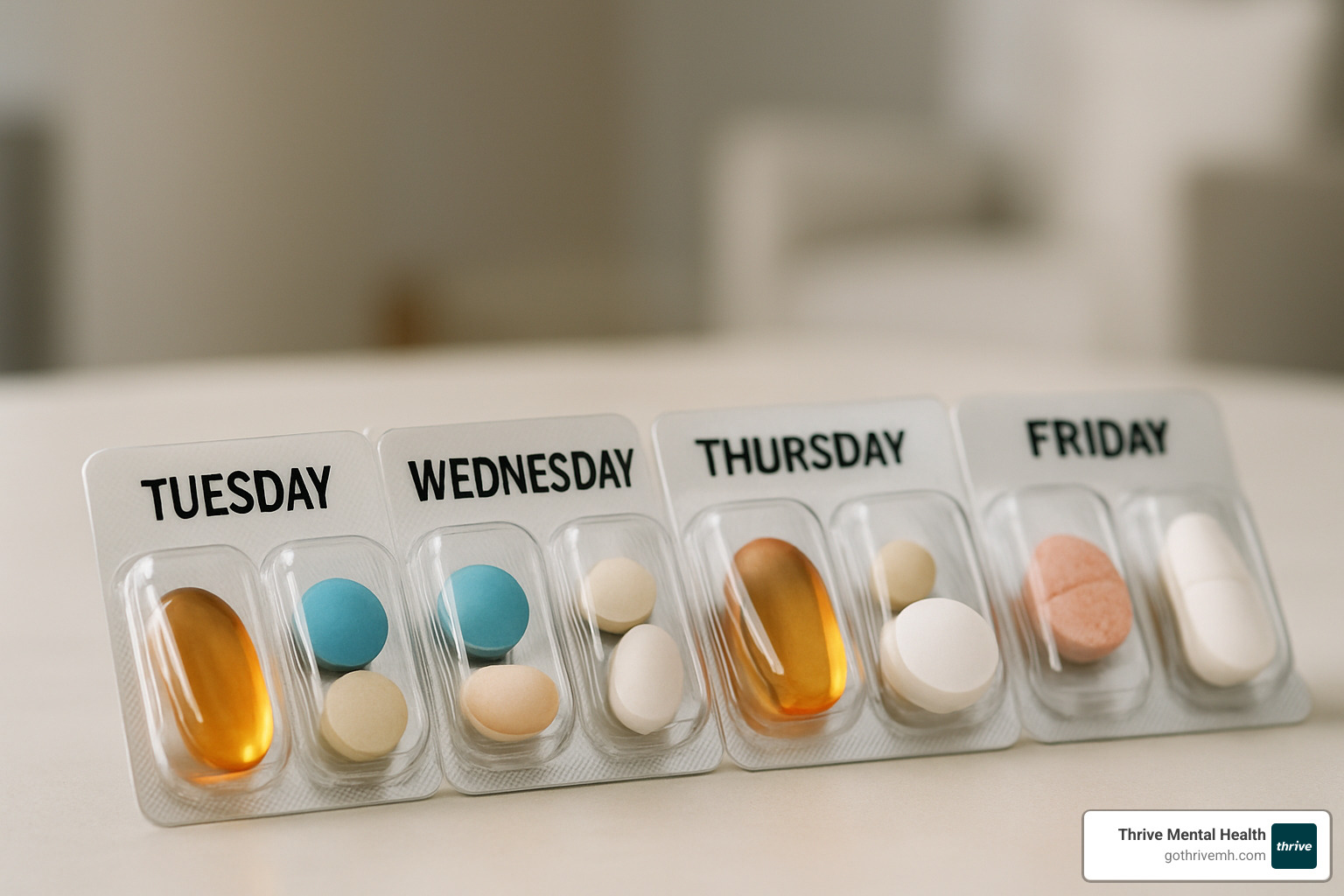 pill-sorting blister packs - medication management online