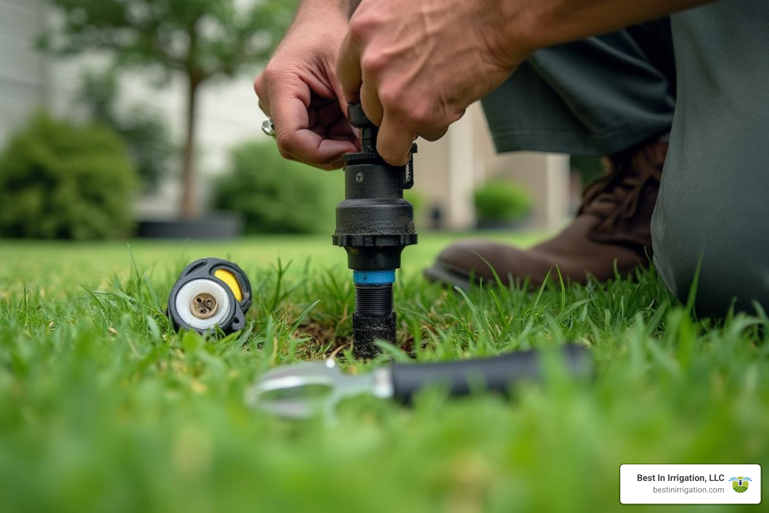 sprinkler head repair - sprinkler installation and repair