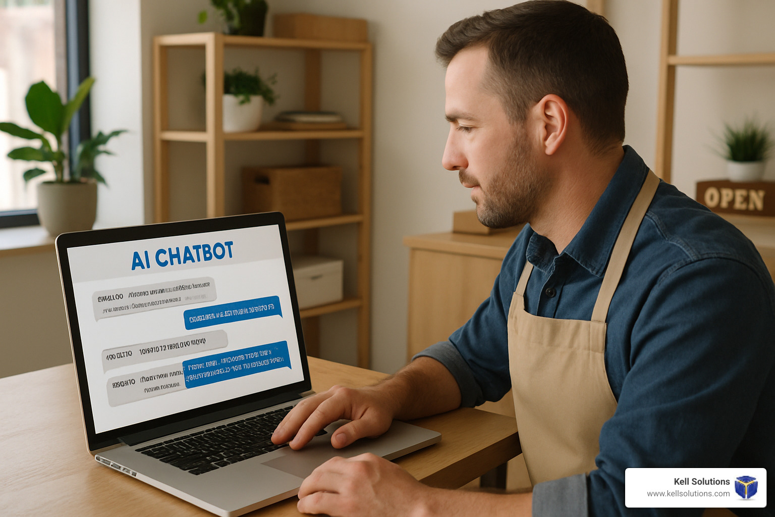 AI chatbot handling real-time inquiries – Orange County