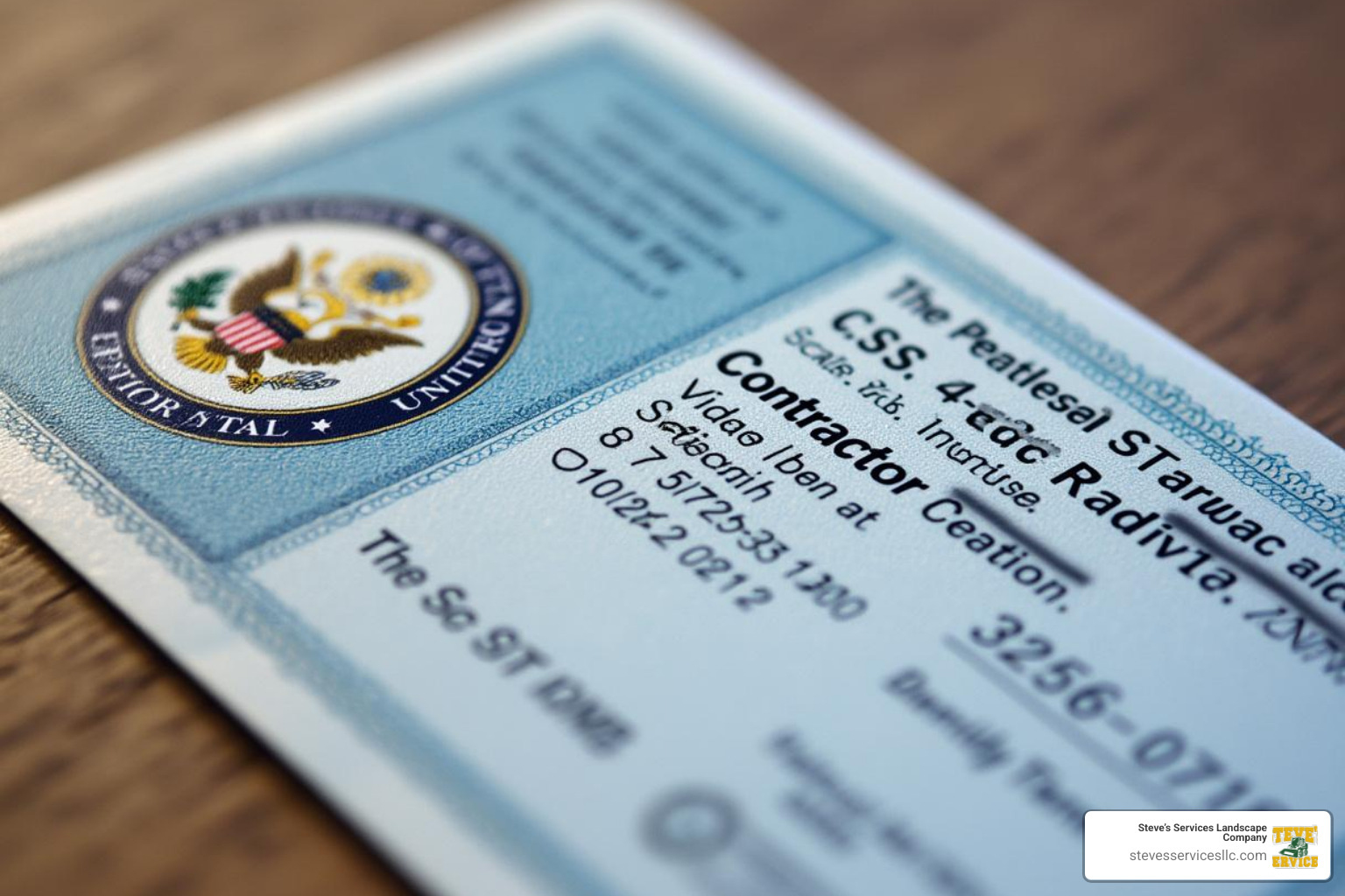 State contractor license card with official seal and verification details - licensed home improvement contractors near me