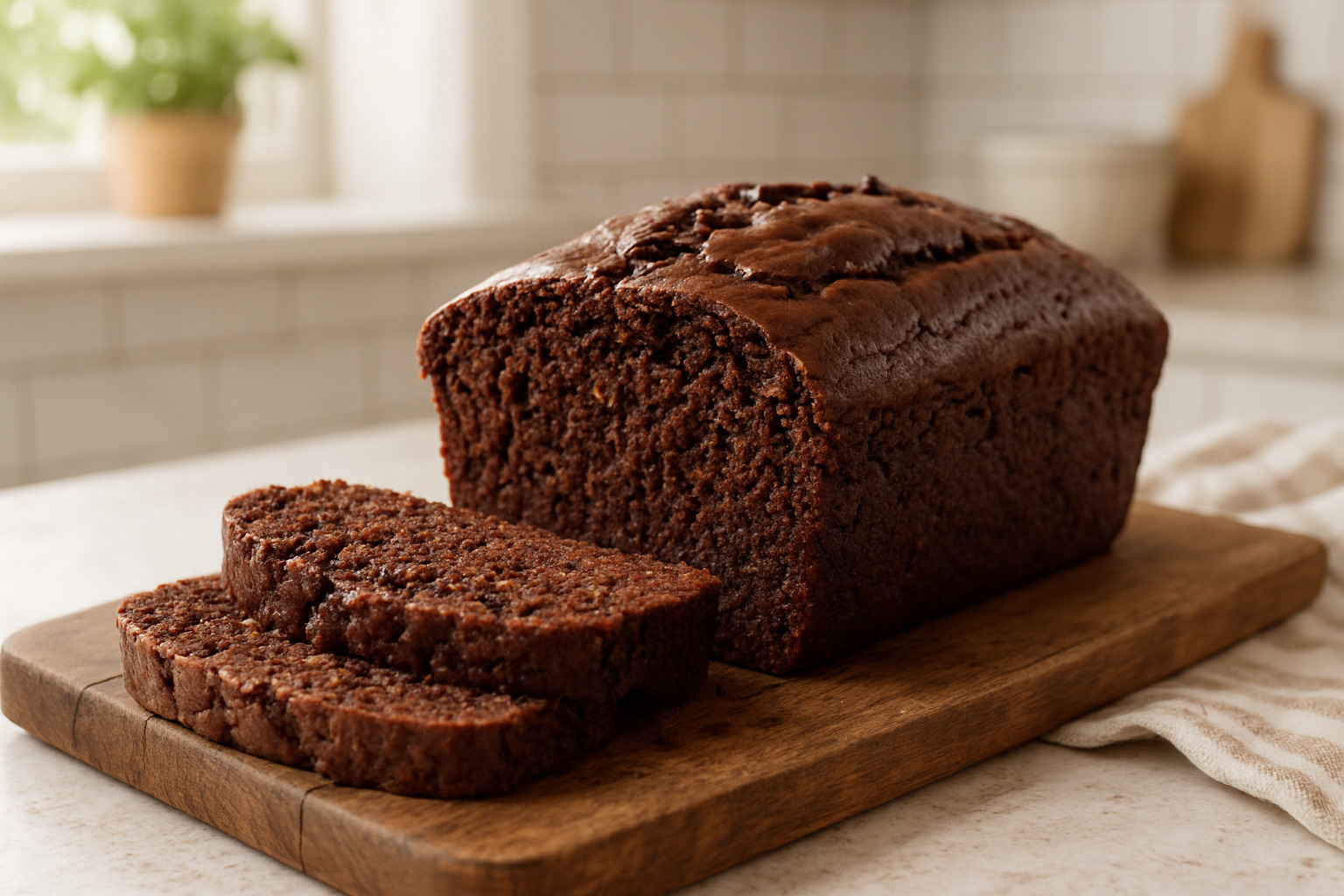 chocolate zucchini bread - zucchini