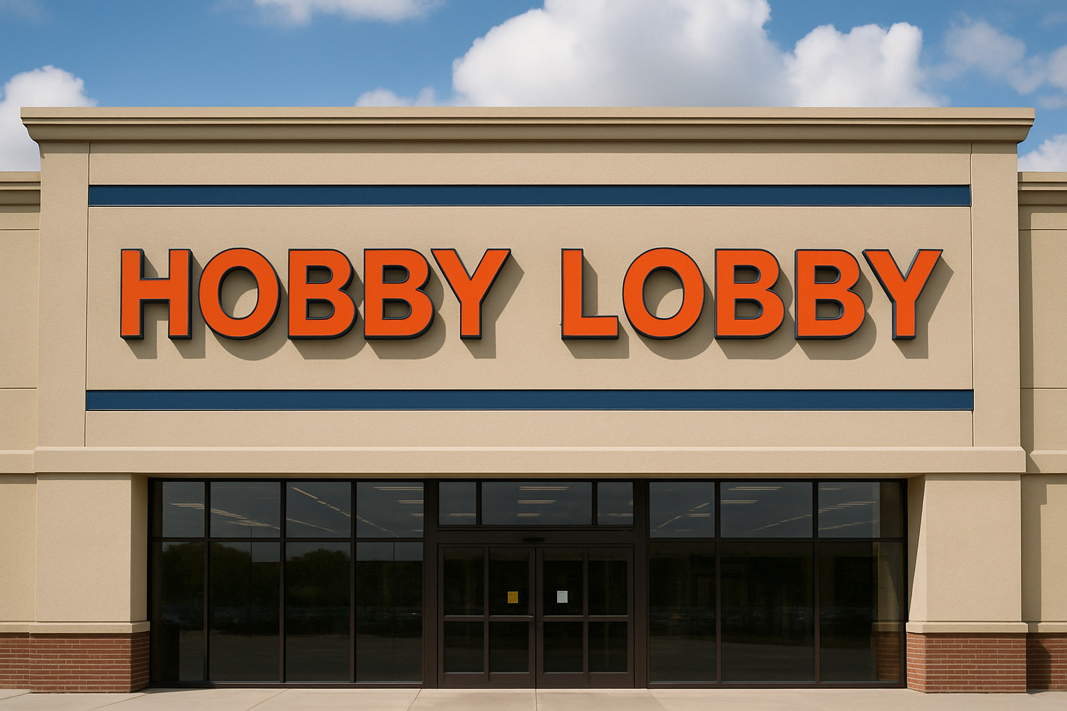Hobby Lobby clearance section with sale signs - hobby lobby