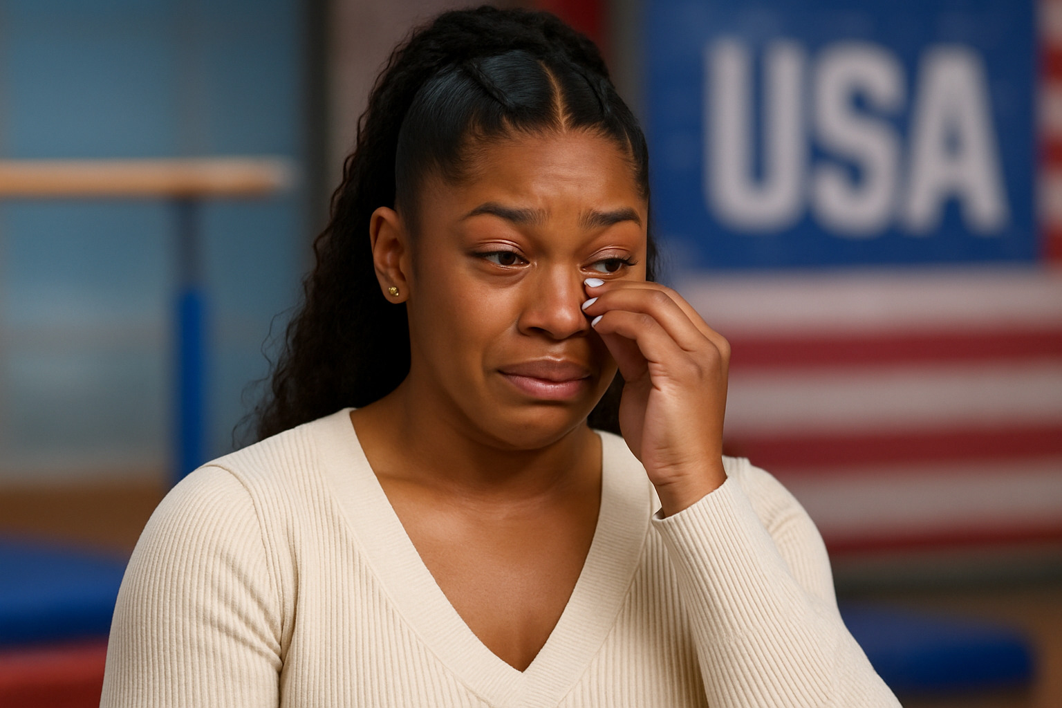 Jordan Chiles emotional interview about medal controversy - jordan chiles 