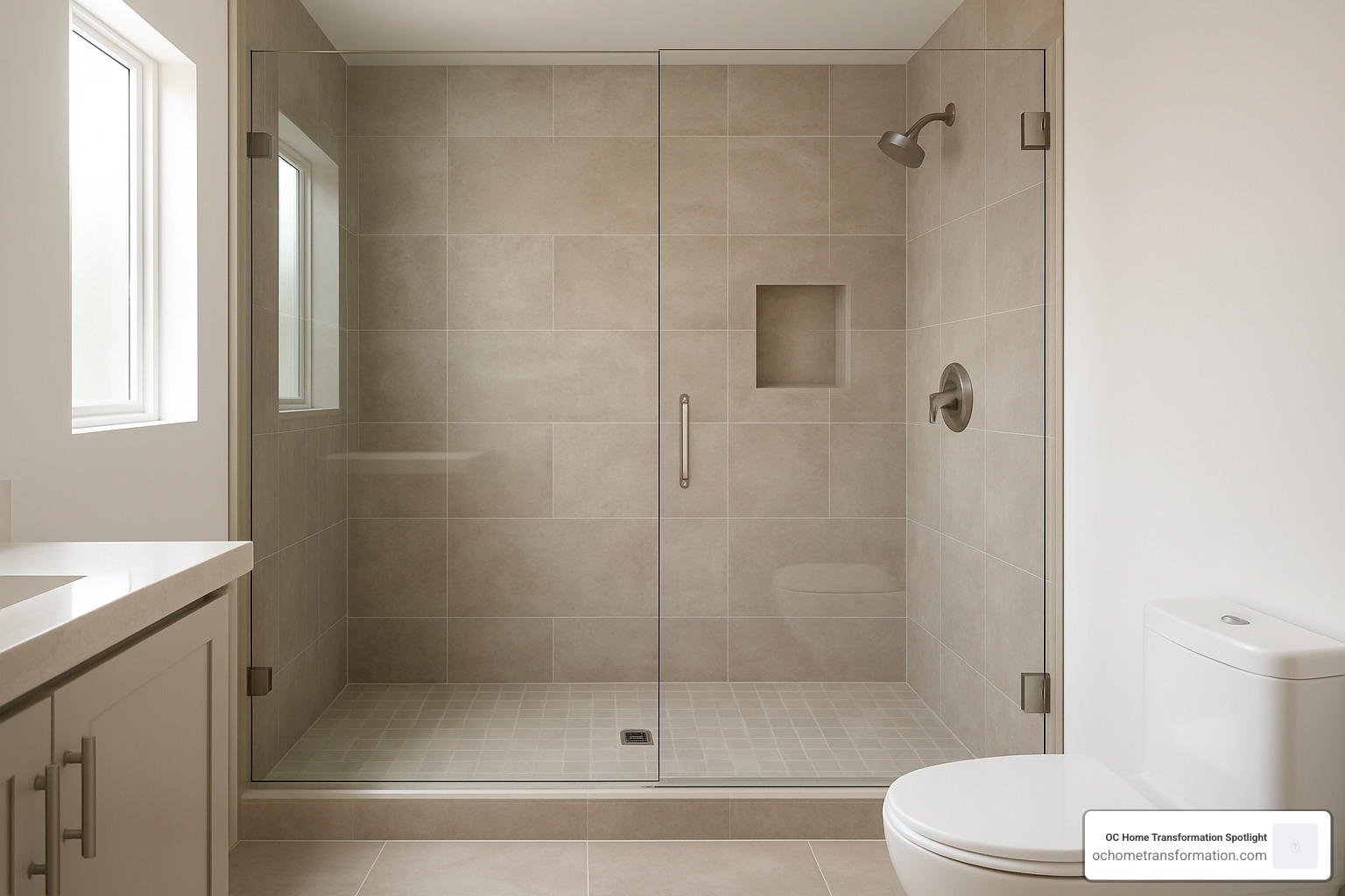 frameless walk-in shower - bathroom remodeling contractors