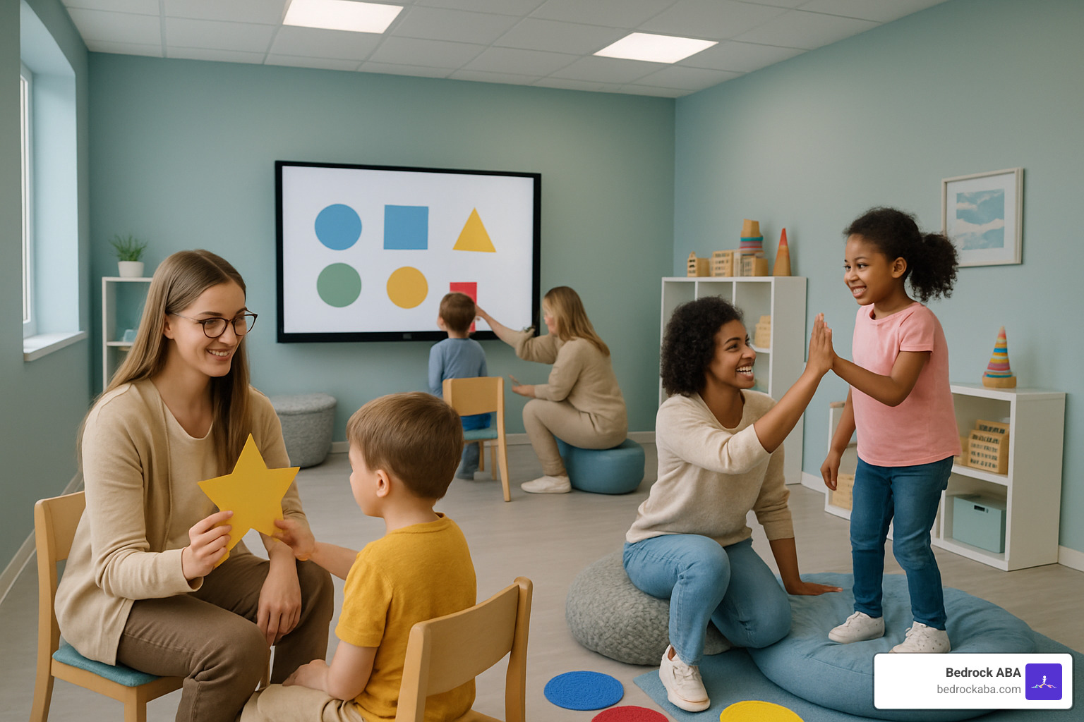 Modern ABA therapy clinic with specialized learning equipment and sensory-friendly design - ABA therapy utah county