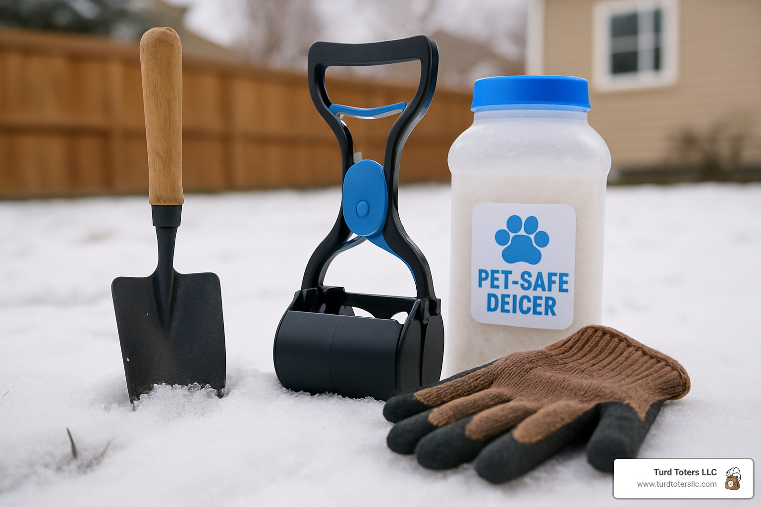 winter dog poop cleanup tools - how to clean up dog poop in yard