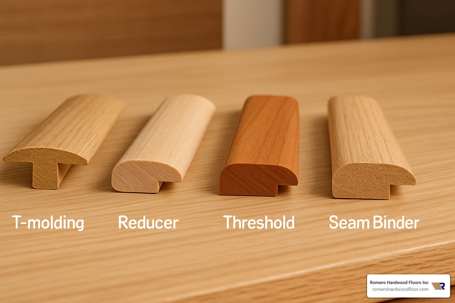 assorted hardwood transition strip profiles - Hardwood floor transition strips