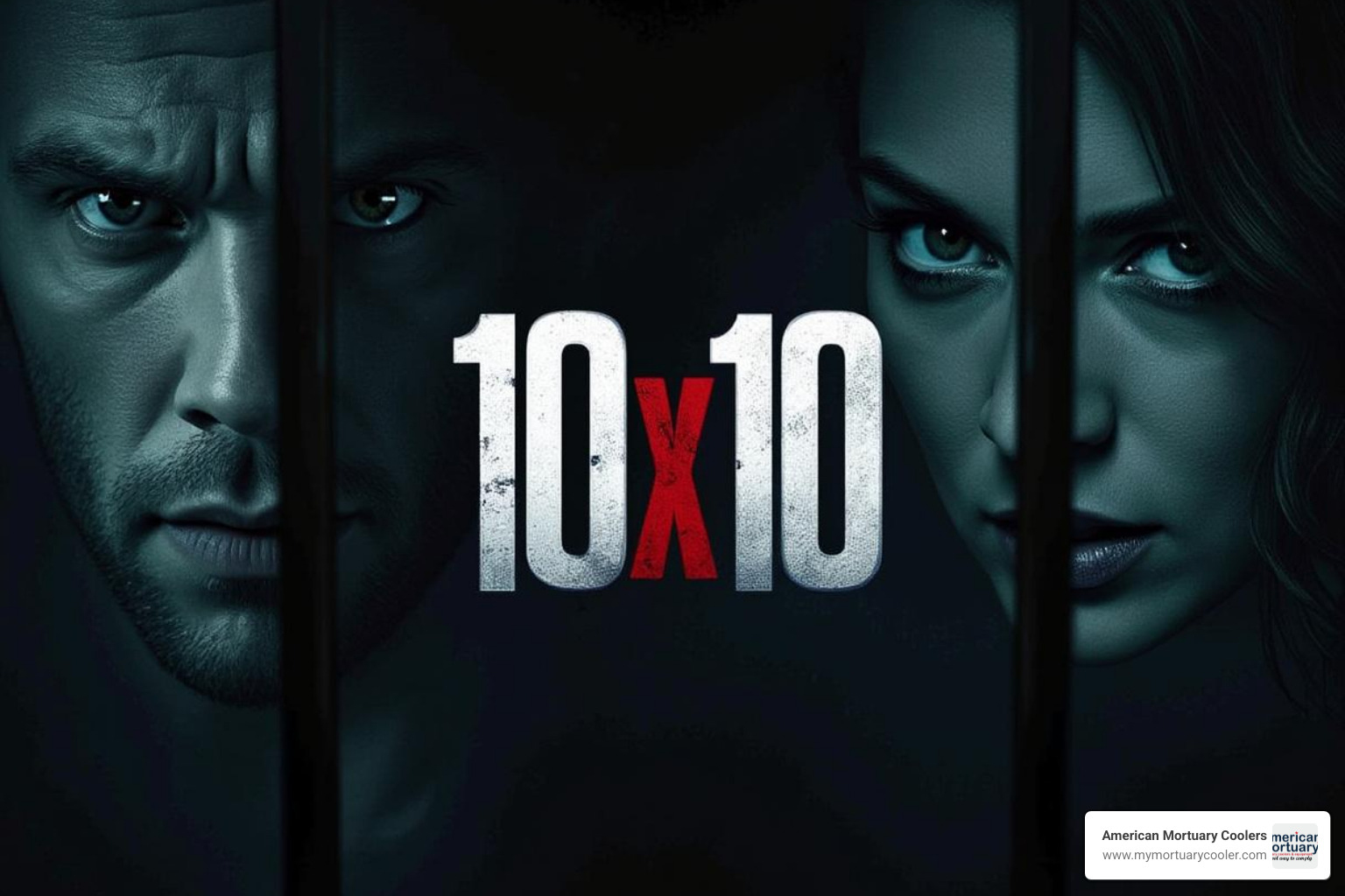 10x10 movie poster with Luke Evans and Kelly Reilly - 10x10