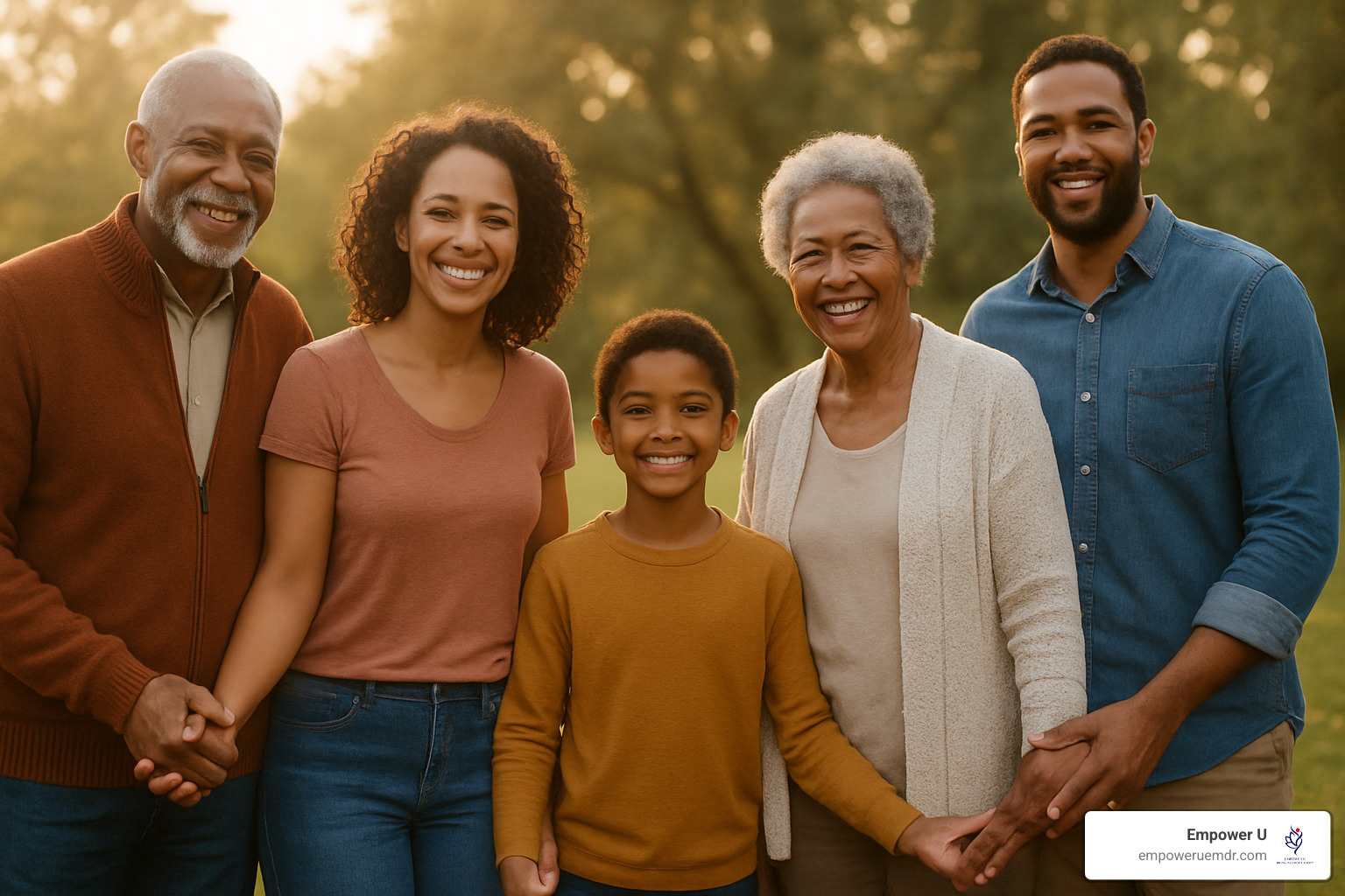hopeful family representing healing across generations - Generational trauma healing