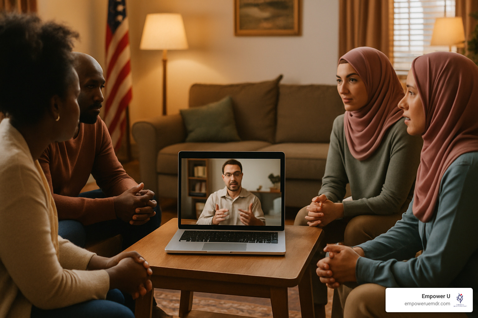 online therapy session focused on cultural trauma healing - Generational trauma healing