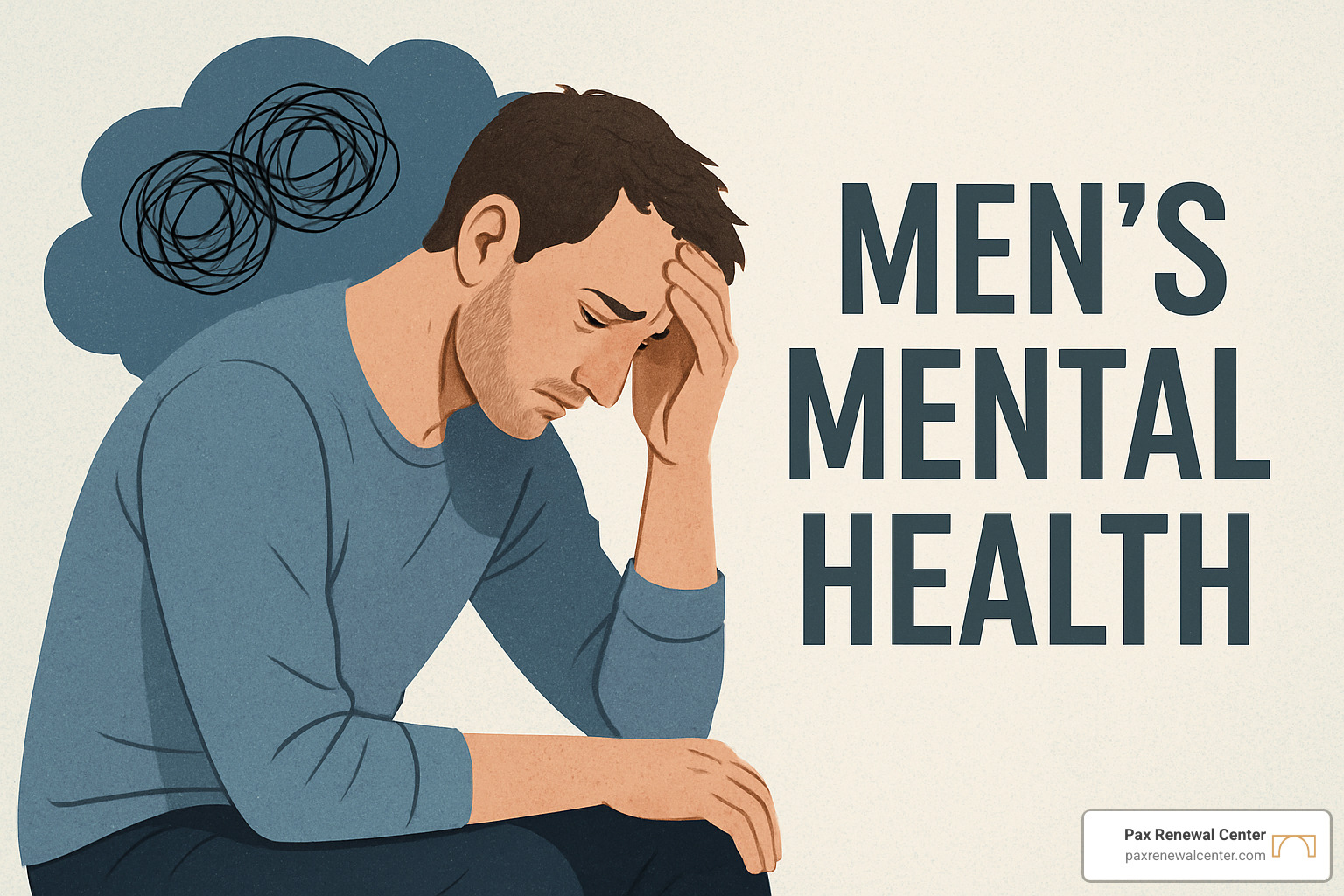 supportive network showing men connecting with friends, family members, and community support systems - men's mental health