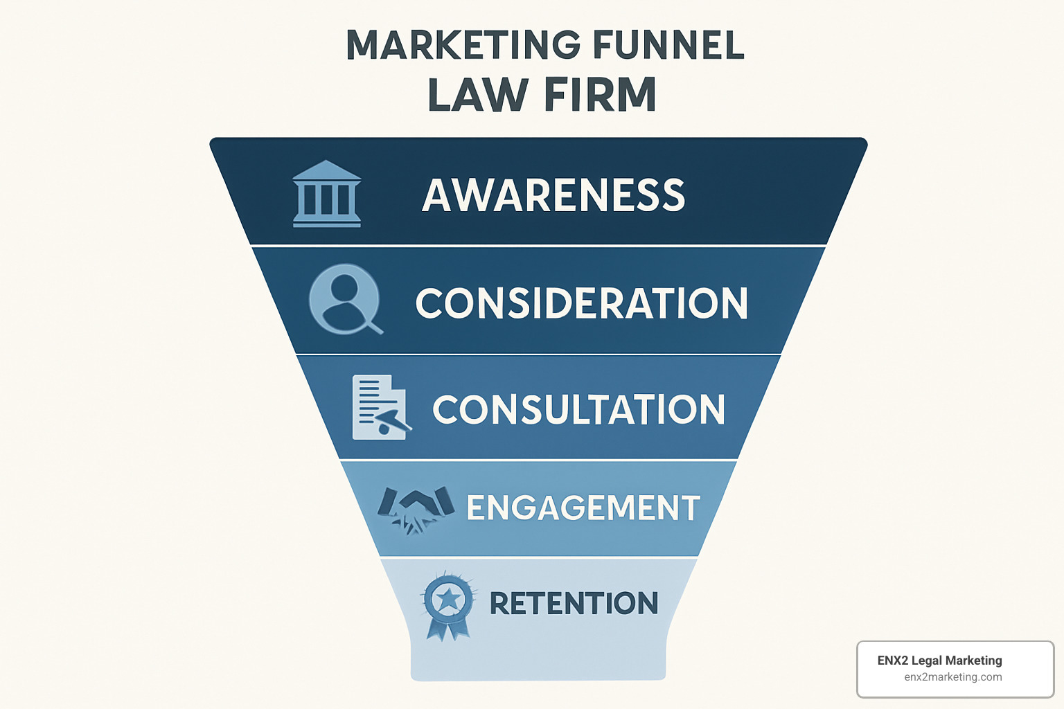 marketing funnel visual showing the journey from awareness to client retention - bankruptcy attorney marketing marketing funnel visual showing the journey from awareness to client retention - bankruptcy attorney marketing