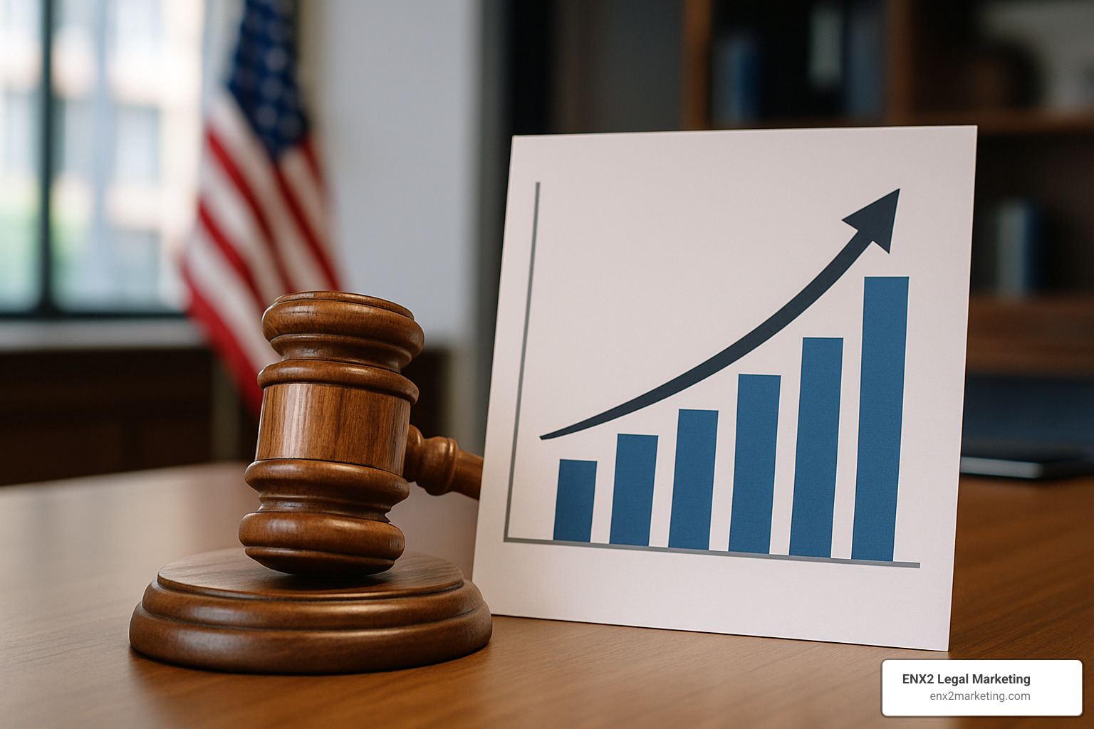 gavel and growth chart showing upward trend - bankruptcy attorney marketing gavel and growth chart showing upward trend - bankruptcy attorney marketing