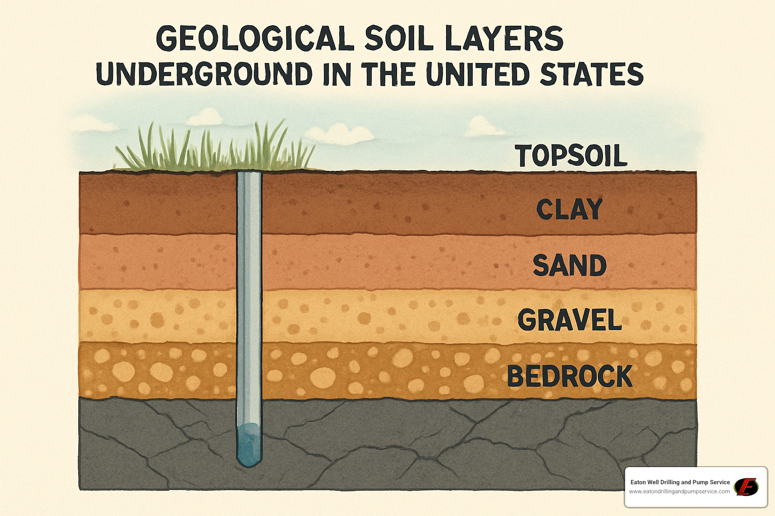 geological soil layers diagram - submersible pump boring near me