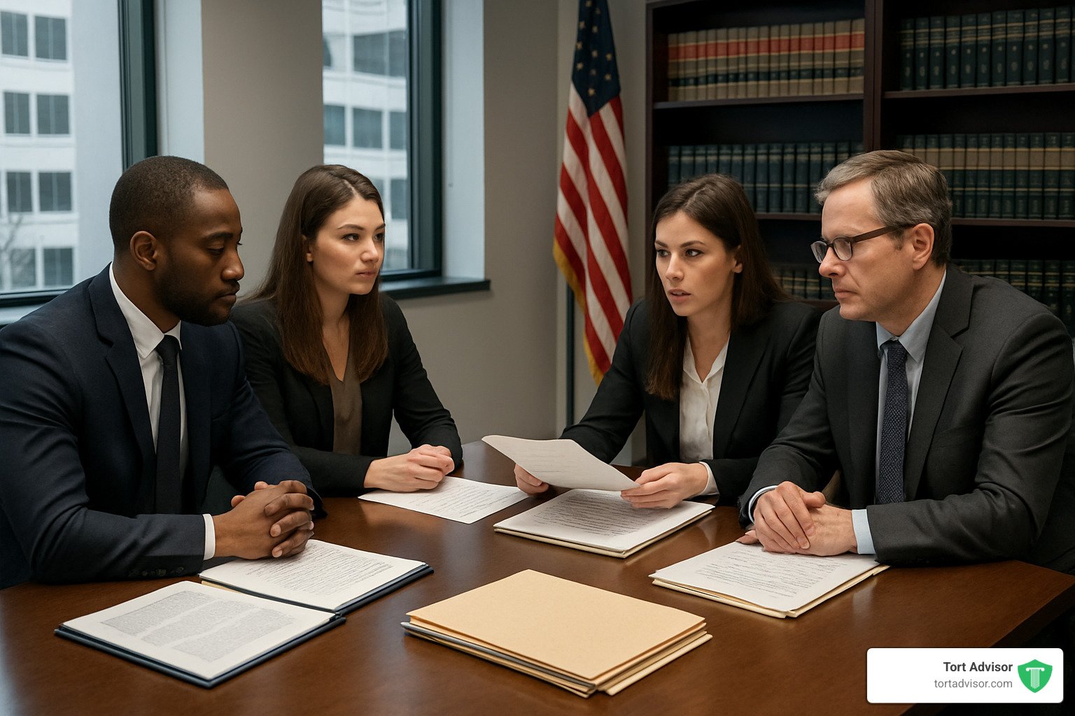 settlement meeting with attorneys and clients - new jersey defective product injury attorney