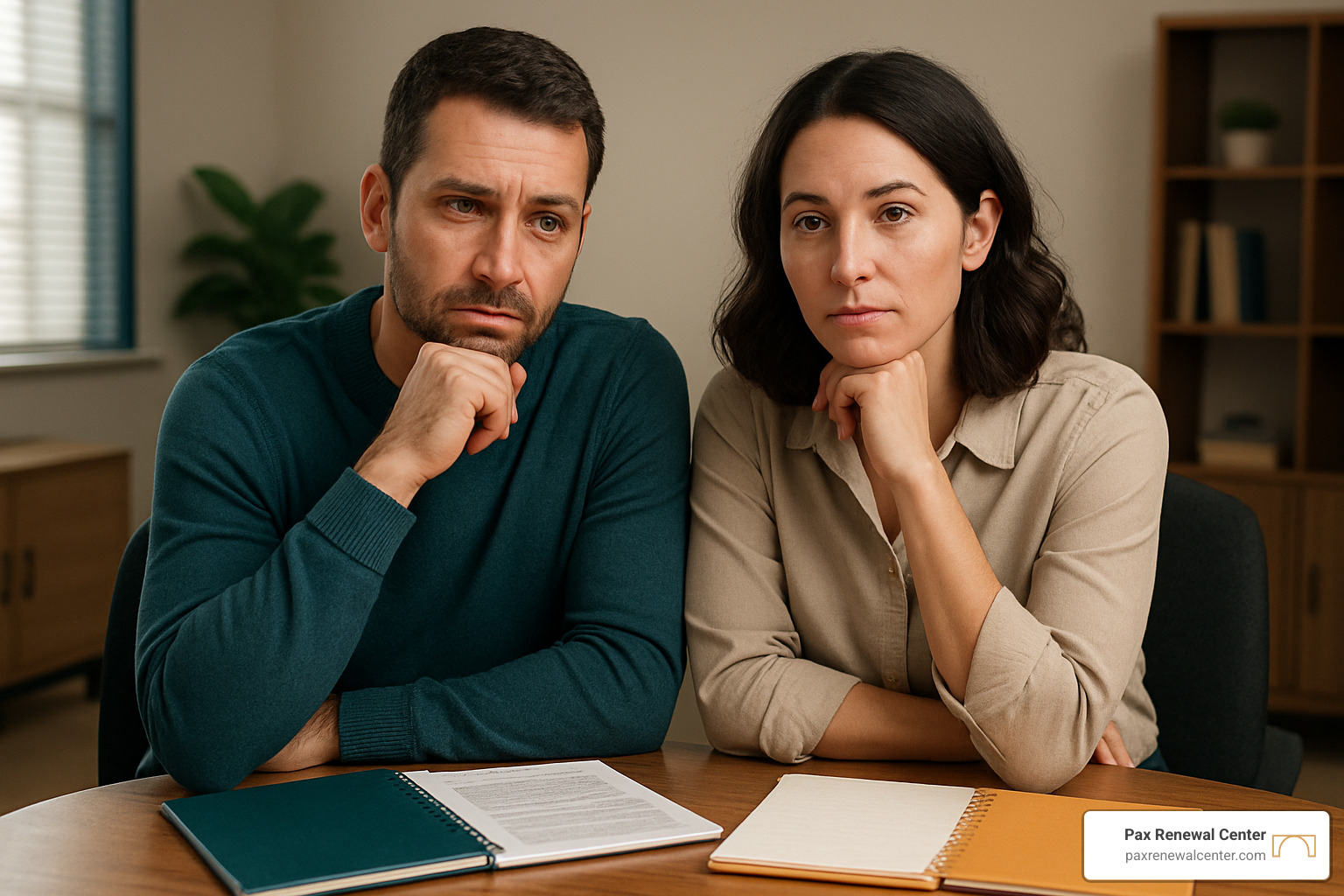 parents preparing for counseling session - co parenting counselor