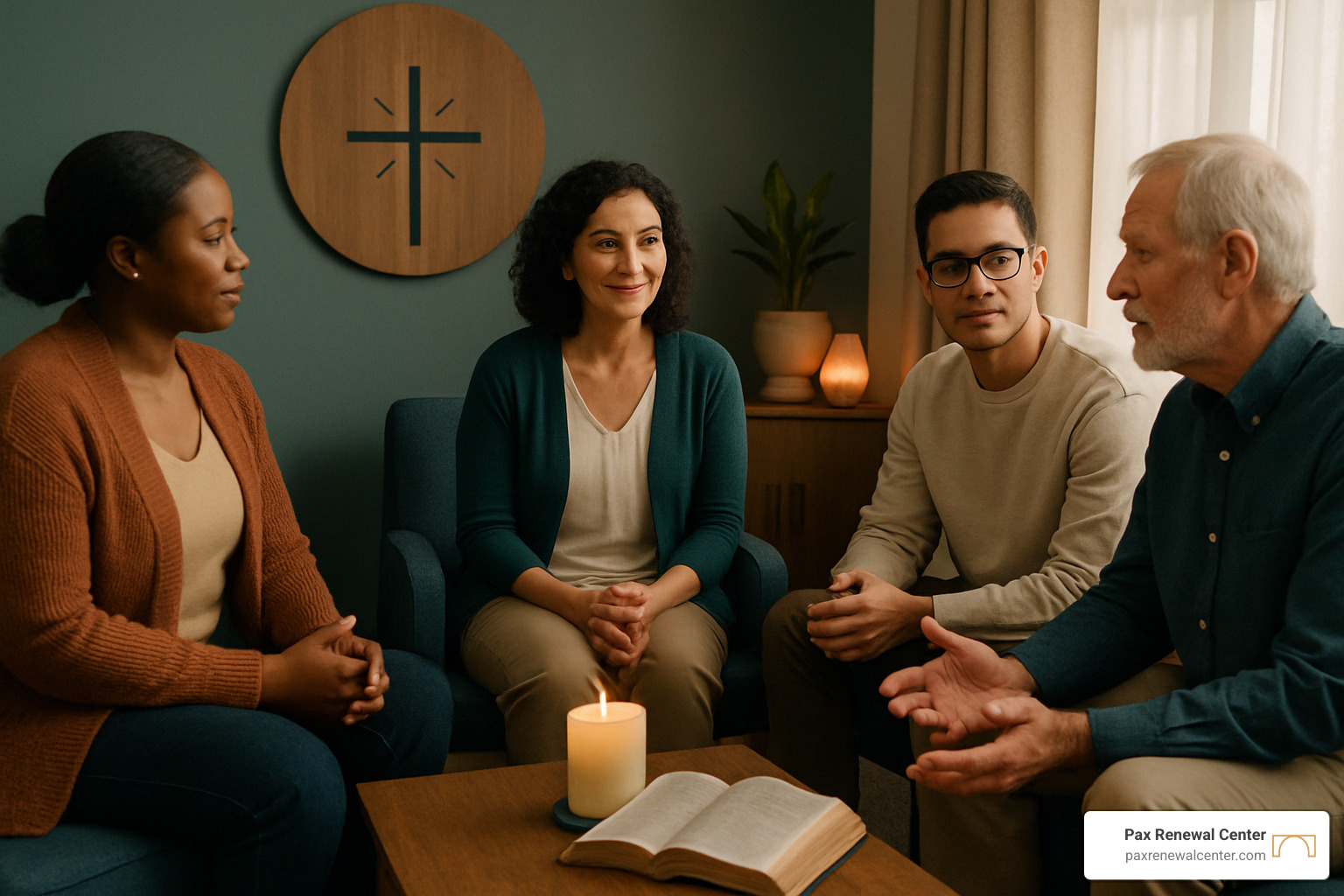 peaceful therapy session with spiritual elements - faith-based therapy for stress peaceful therapy session with spiritual elements - faith-based therapy for stress