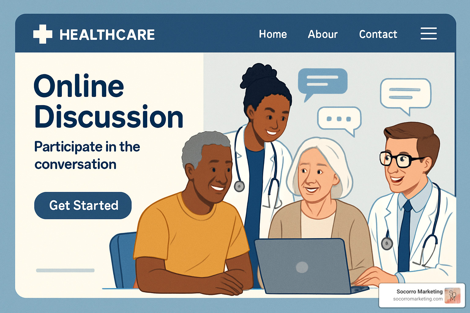 community engagement on healthcare website - best way to get more traffic for your website