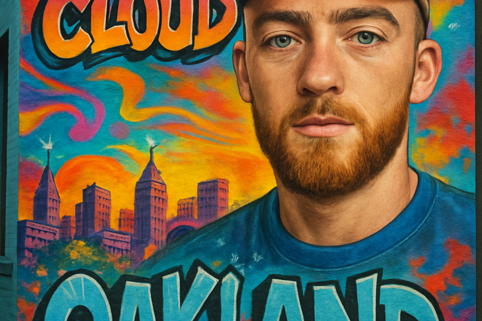 Oakland mural honoring Angus Cloud - angus cloud Oakland mural honoring Angus Cloud - angus cloud