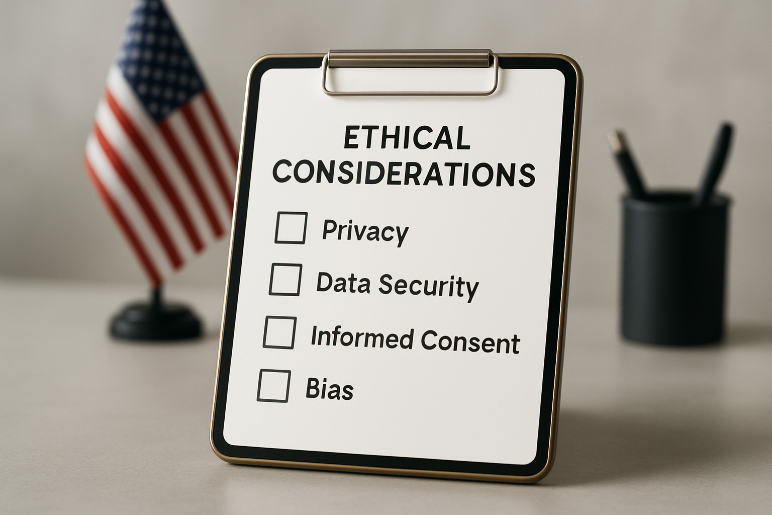 ethical considerations checklist - ai therapy ethical considerations checklist - ai therapy