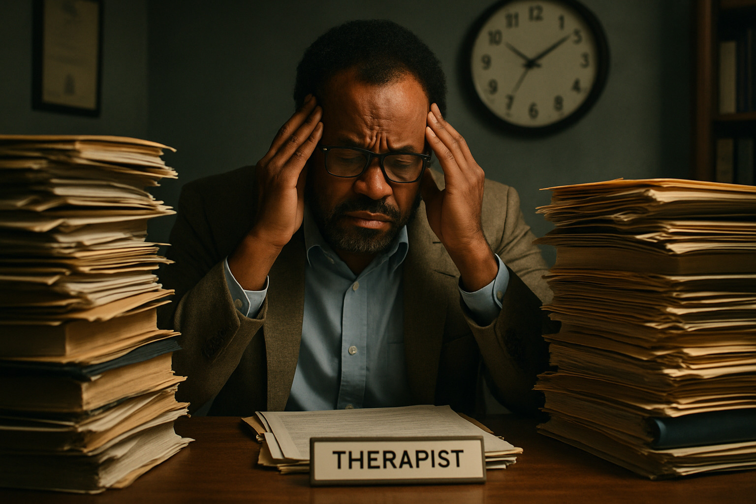 documentation burden visualization - ai for therapist notes