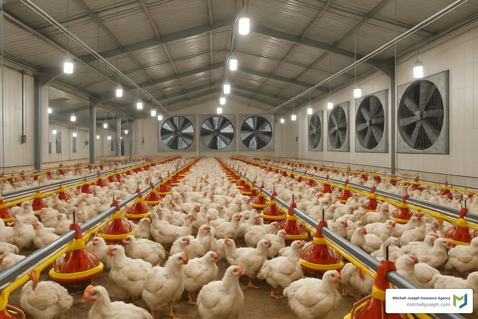 3e6aa574f5487692f8435e145dc84fd3db06945e Don't Chicken Out: Understanding Poultry Farm Insurance Protect your farm with Poultry farm insurance coverage. Learn key risks, coverage options, costs, and expert tips for your operation. modern poultry houses with ventilation systems - Poultry farm insurance coverage