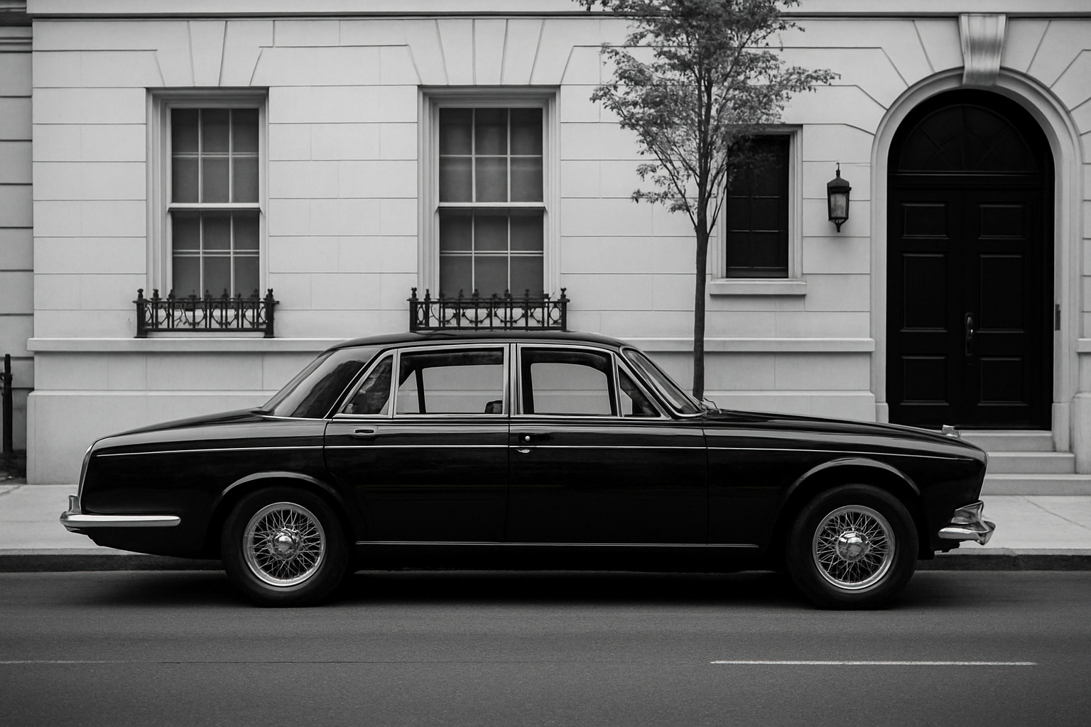 timeless luxury sedan in monochrome palette - best luxury car colors