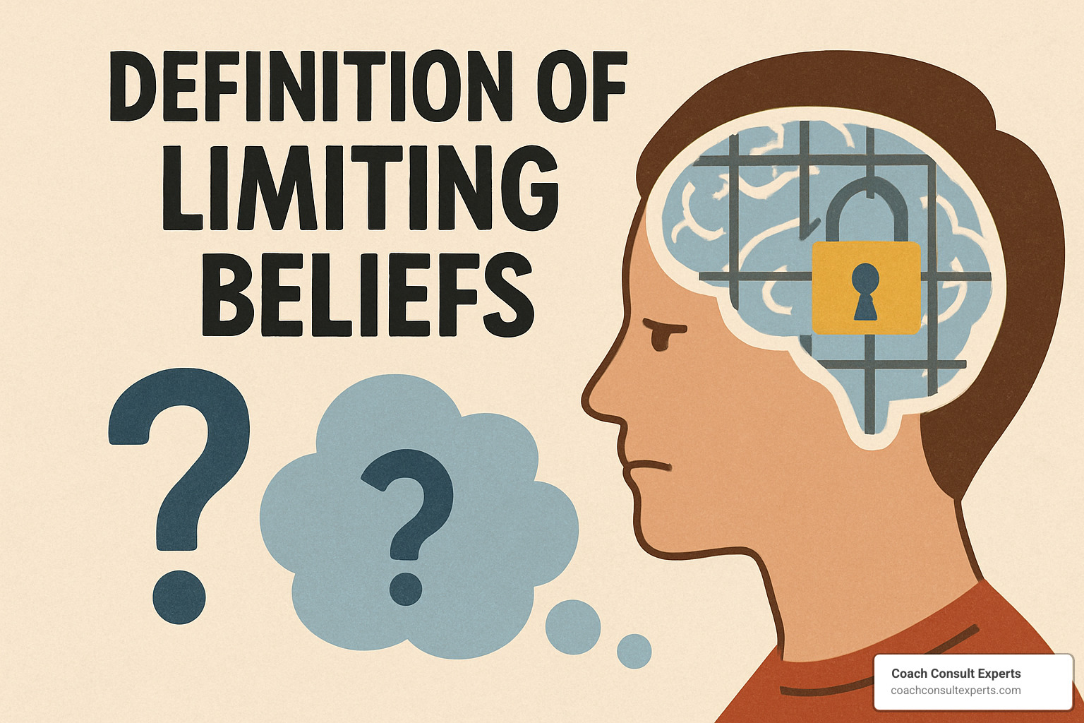Person using a worksheet to identify and challenge limiting beliefs, with a pen in hand and focused expression - definition of limiting beliefs