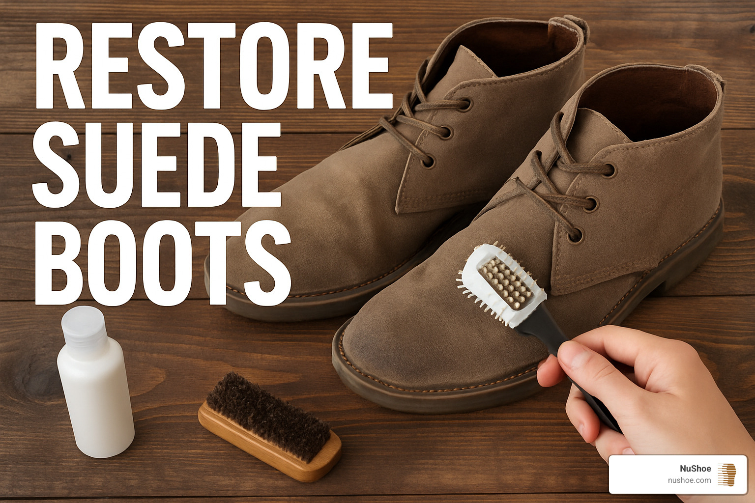 suede boot protection and maintenance supplies - restore suede boots
