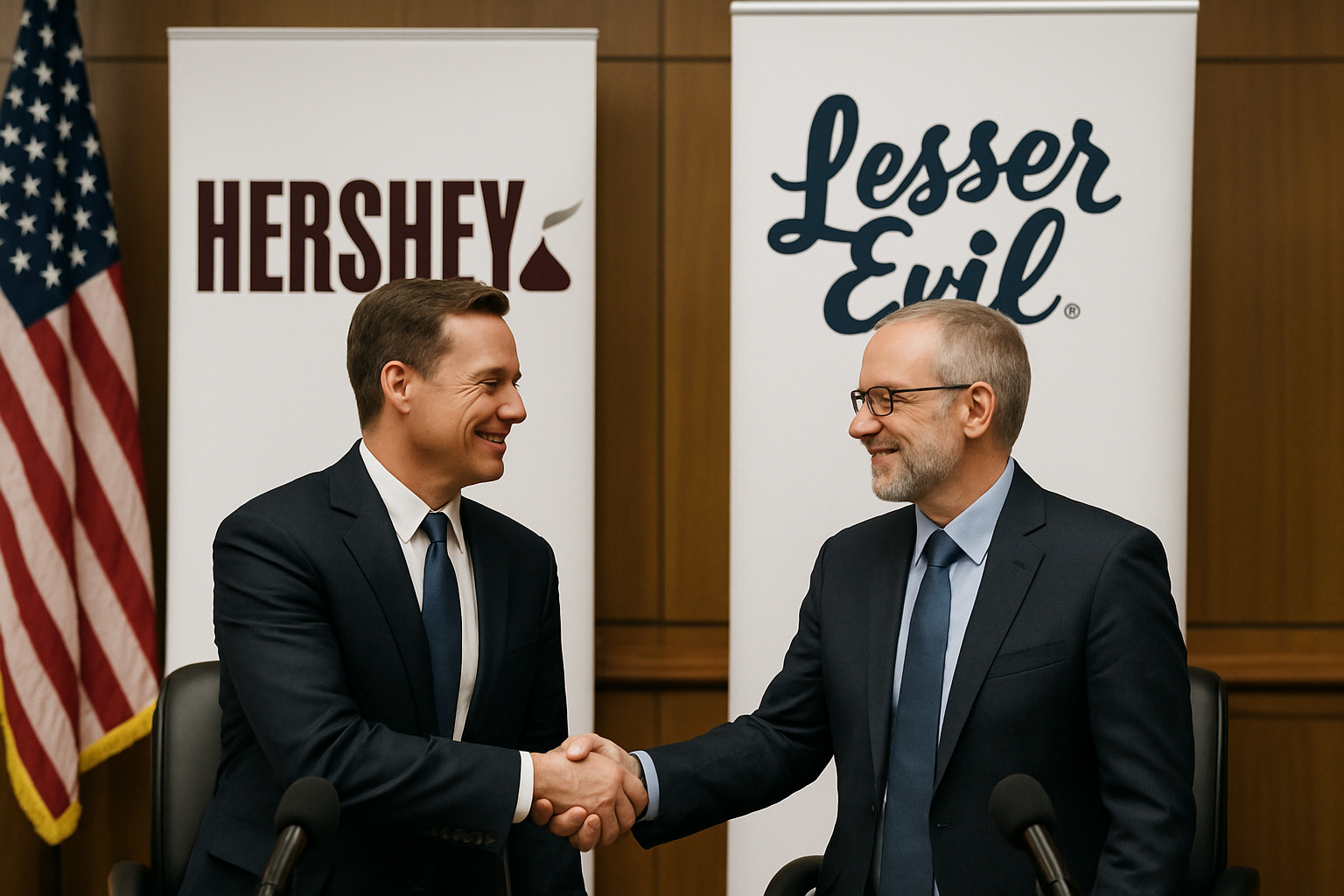 Hershey LesserEvil acquisition announcement - lesserevil ceo charles coristine Hershey LesserEvil acquisition announcement - lesserevil ceo charles coristine