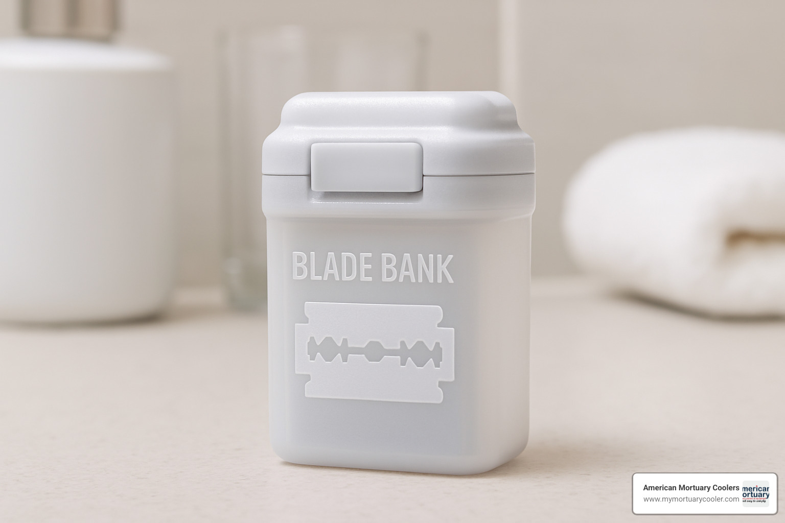 blade bank disposal unit - double edge razor blade holder