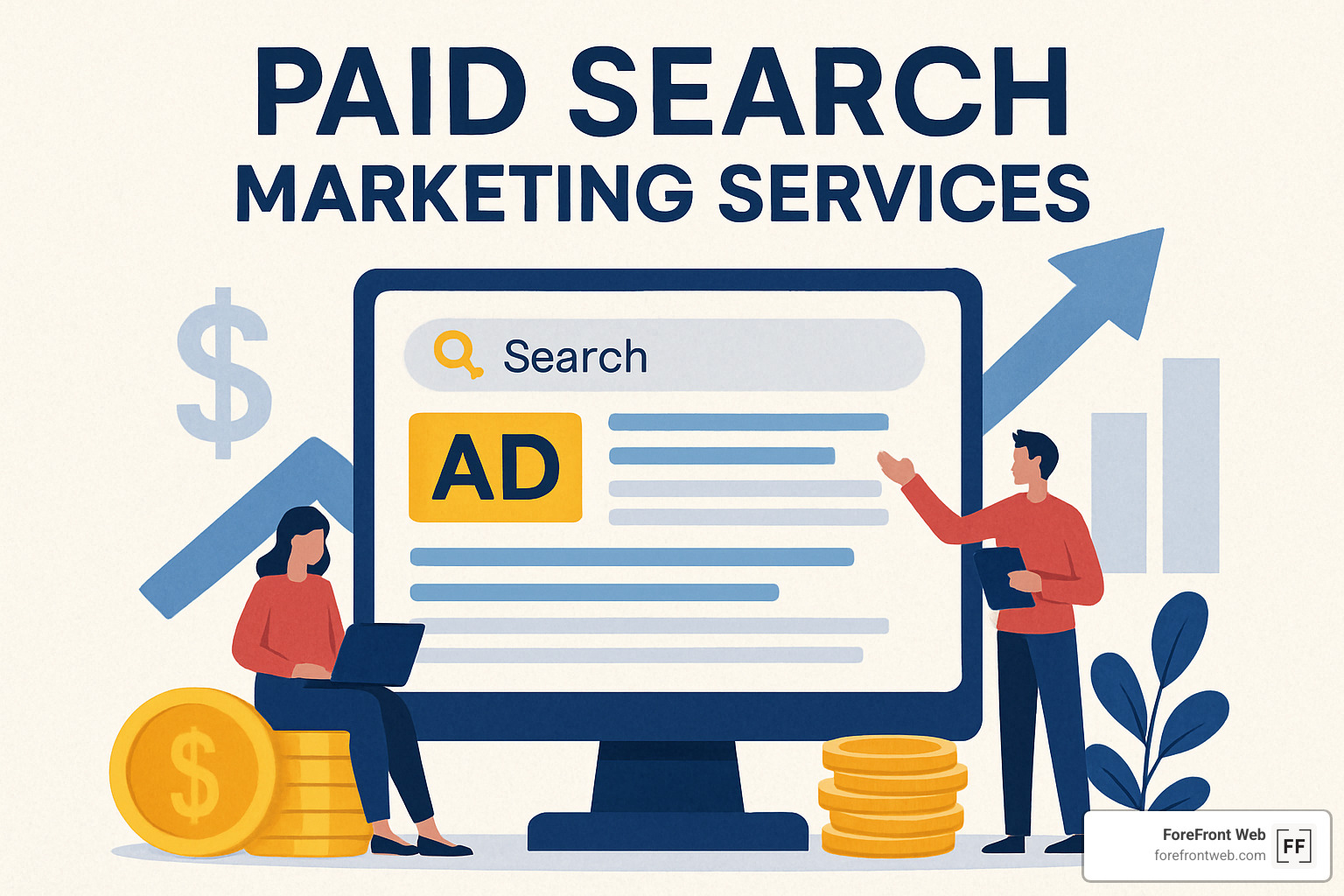 Agency selection flowchart showing decision criteria - paid search marketing services