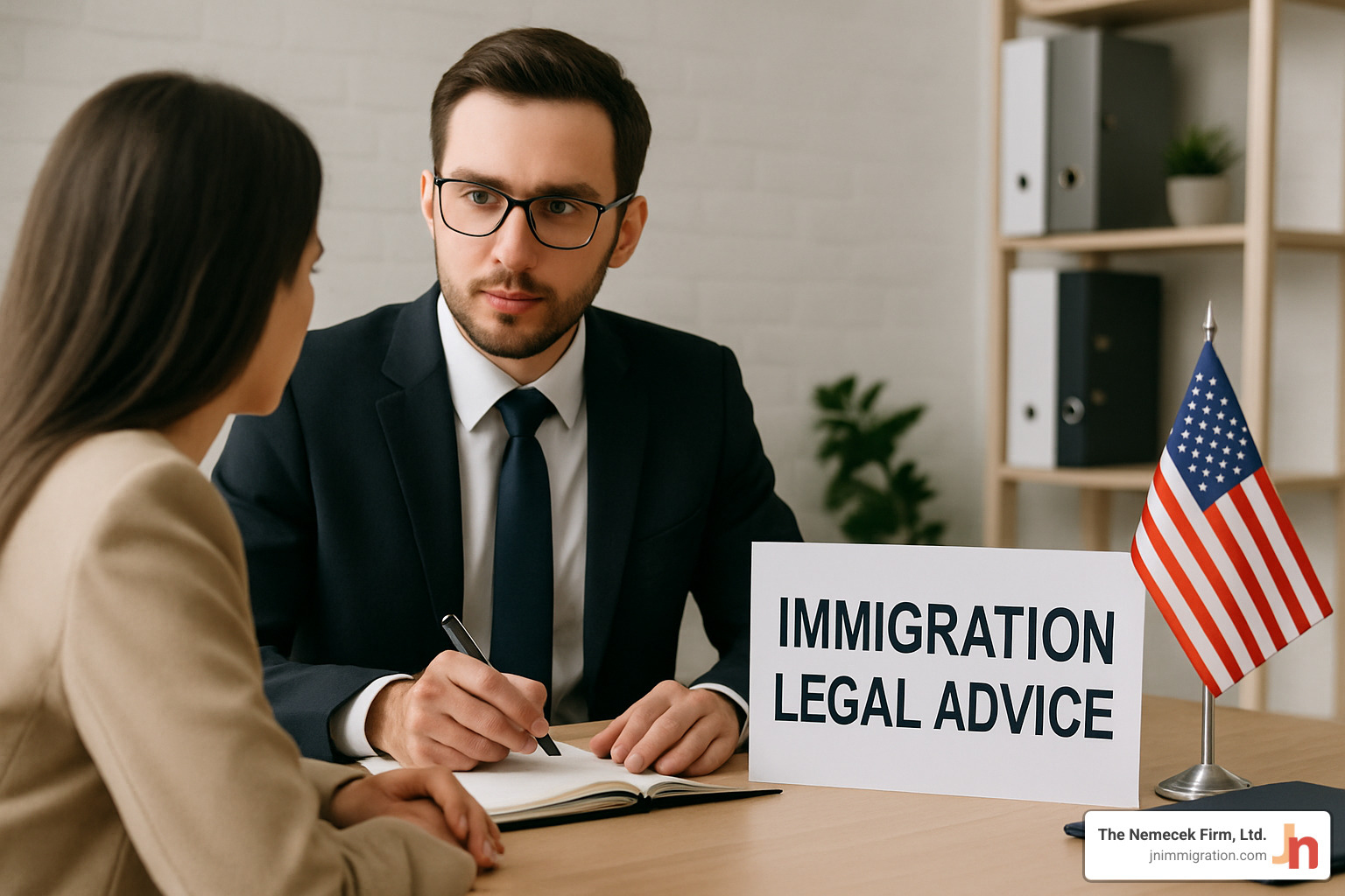 warning sign about notario fraud with storefront image - immigration legal advice