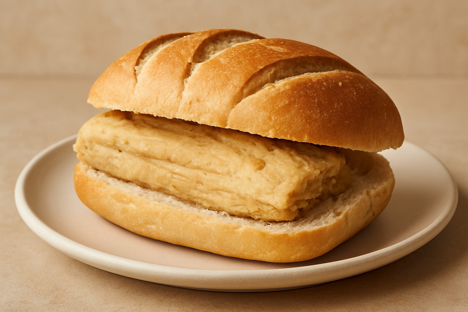 guajolota showing tamal inside telera bread - what is a torta