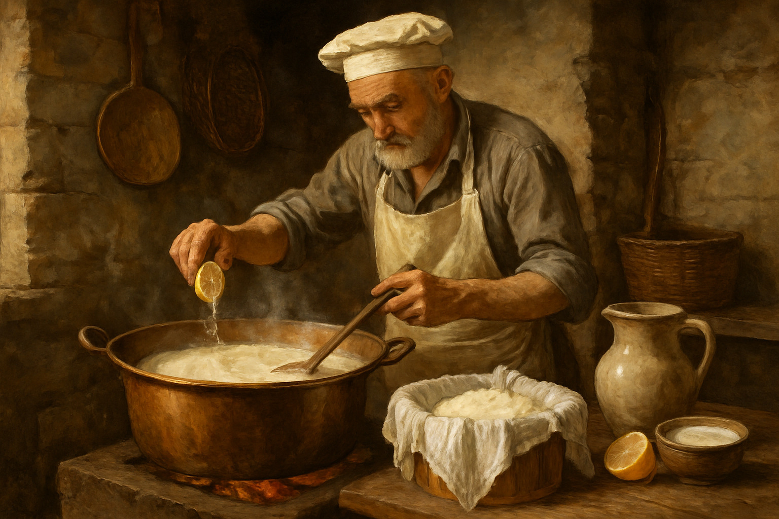 Traditional mascarpone making process in Italian dairy - what does mascarpone taste like