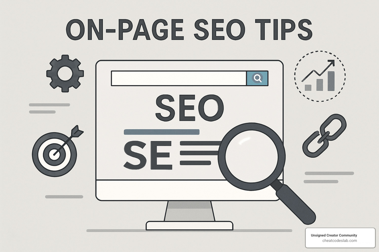 SERP snippet showing optimized title tag and meta description - On-page SEO tips