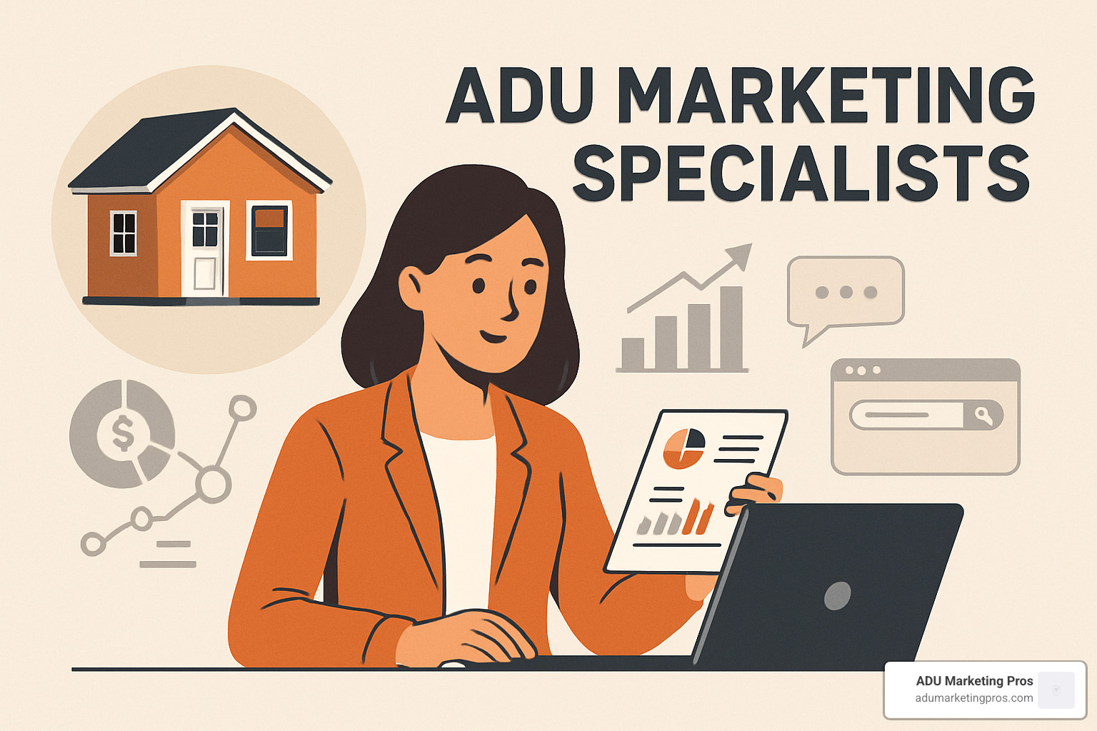 Google Maps search results showing ADU contractor dominating local 3-pack listings - ADU marketing specialists