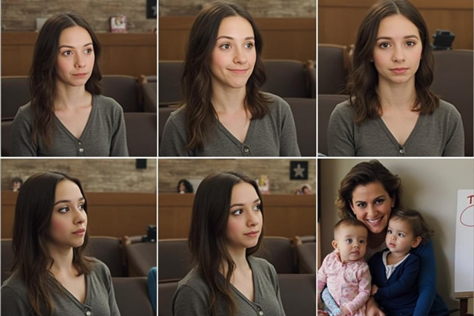 Imogen Faith Reid change scenes showing age progression - good american family cast