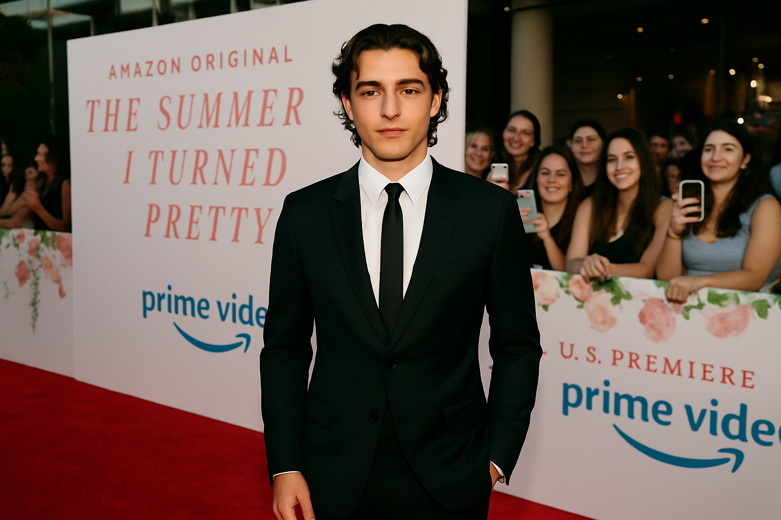 Gavin Casalegno at a red carpet event representing The Summer I Turned Pretty - who plays jeremiah fisher Gavin Casalegno at a red carpet event representing The Summer I Turned Pretty - who plays jeremiah fisher