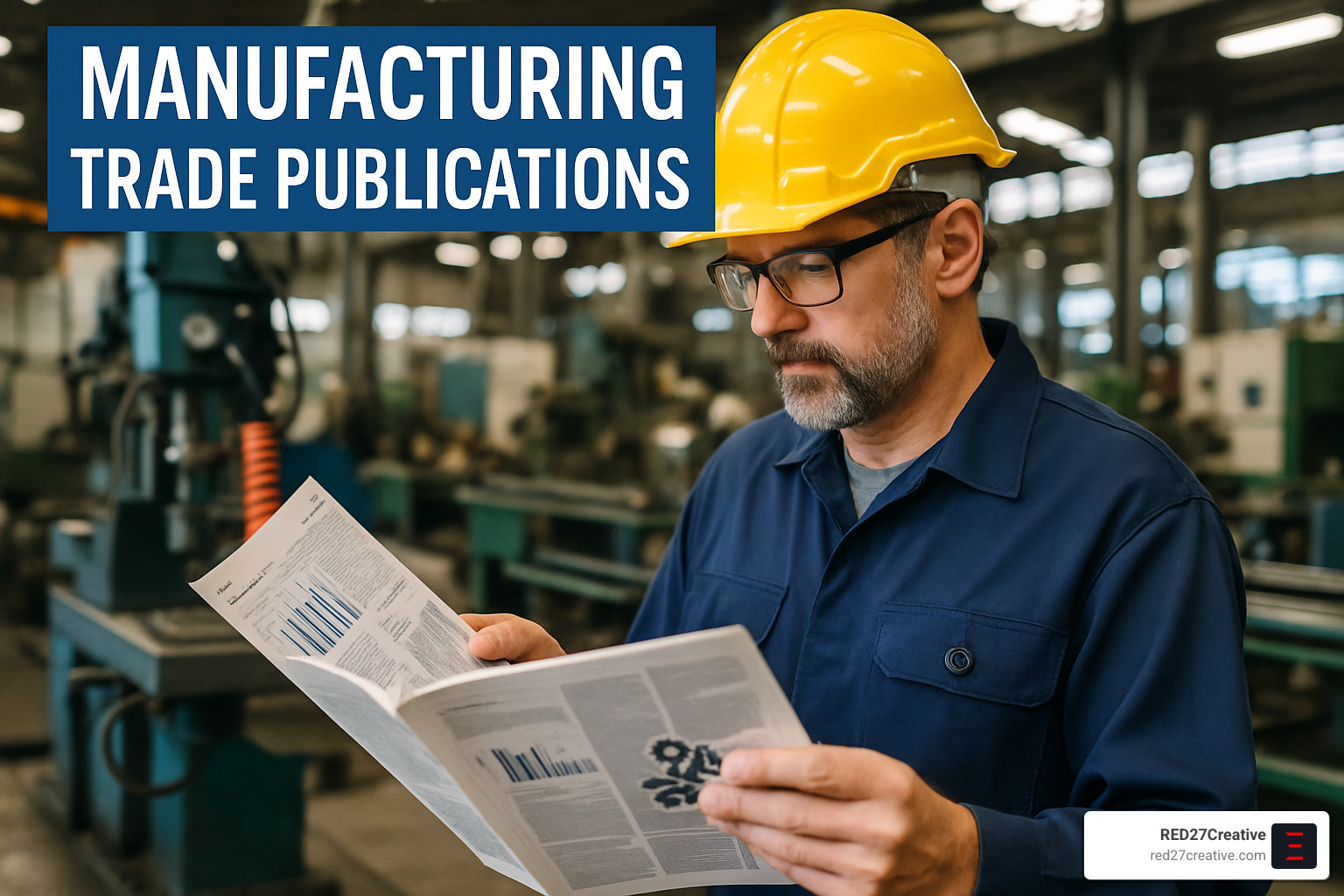 Stay Informed and Inspired – Best Manufacturing Publications • Manufacturing trade publications • RED27Creative collage of manufacturing magazine covers - Manufacturing trade publications