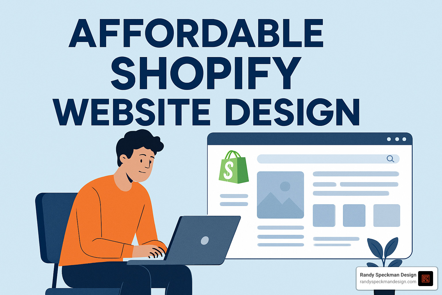 Modern Shopify store homepage showing clean design with product grid - affordable shopify website design