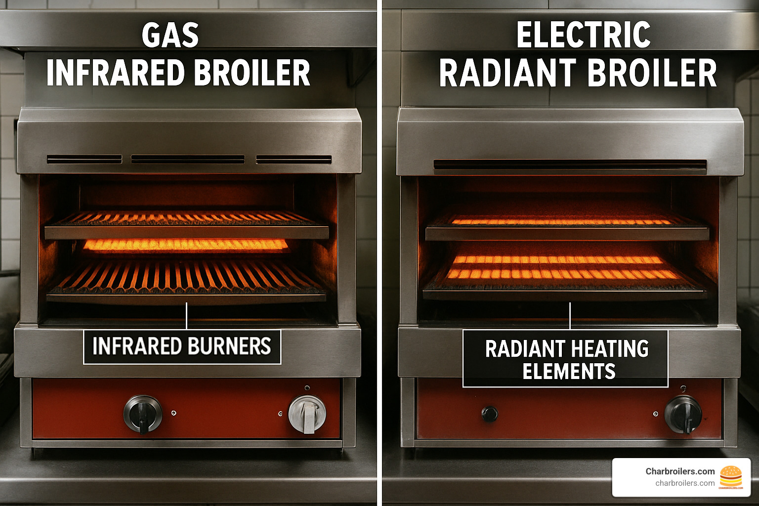 commercial broiler gas vs electric comparison - commercial broiler