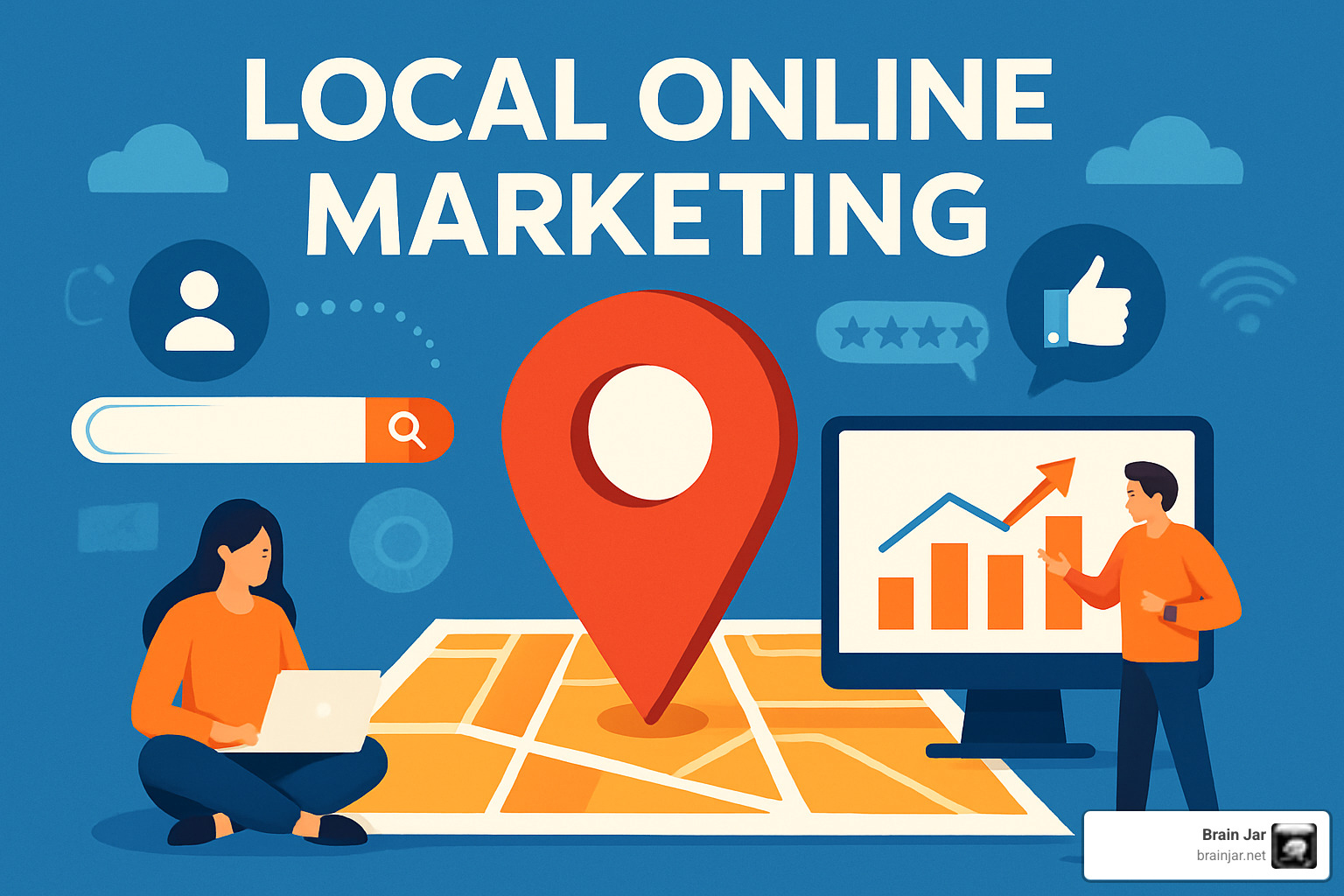 Geo-targeted advertising dashboard showing location targeting, bid adjustments, and performance metrics - local online marketing