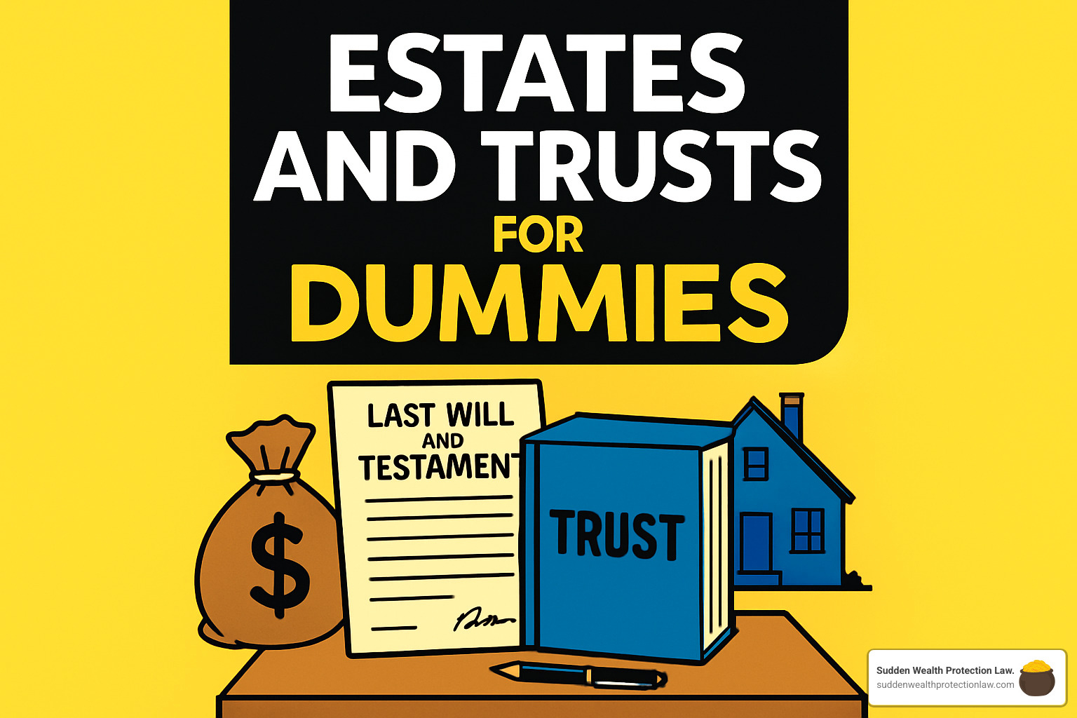 Trust administration checklist on clipboard - estates and trusts for dummies