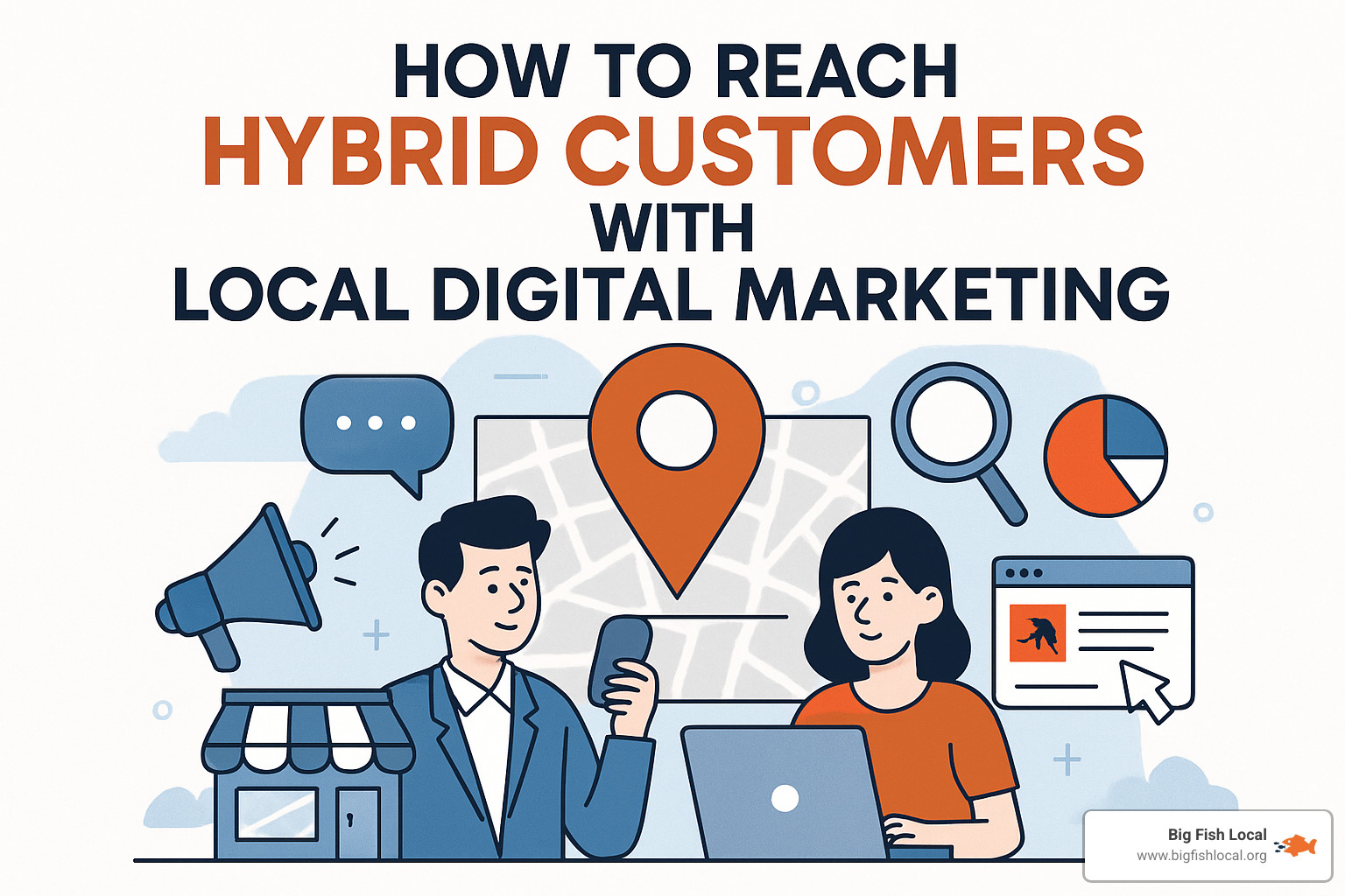 Google Map pack showing local business listings with ratings, hours, and contact information - how to reach hybrid customers with local digital marketing Google Map pack showing local business listings with ratings, hours, and contact information - how to reach hybrid customers with local digital marketing