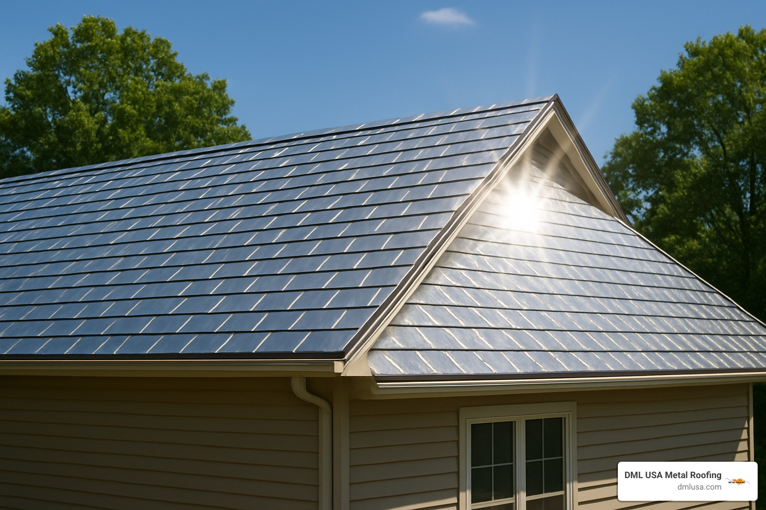 solar-reflective metal shingle roof - metal roof shingles