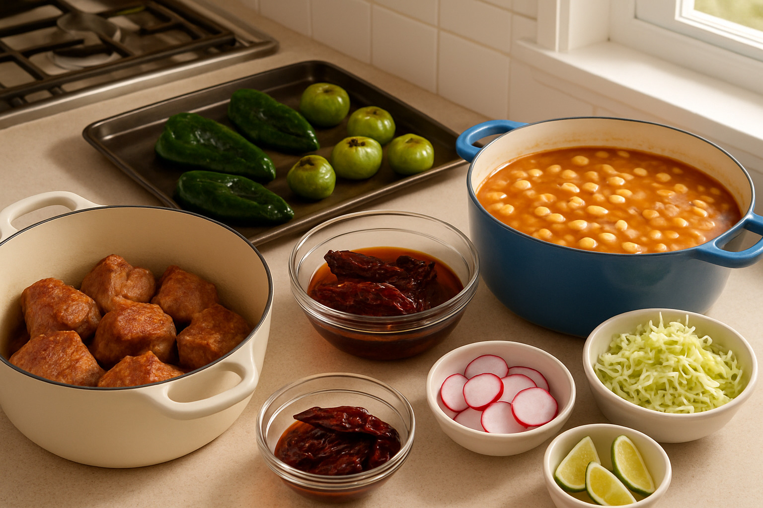 pozole preparation steps - pozole
