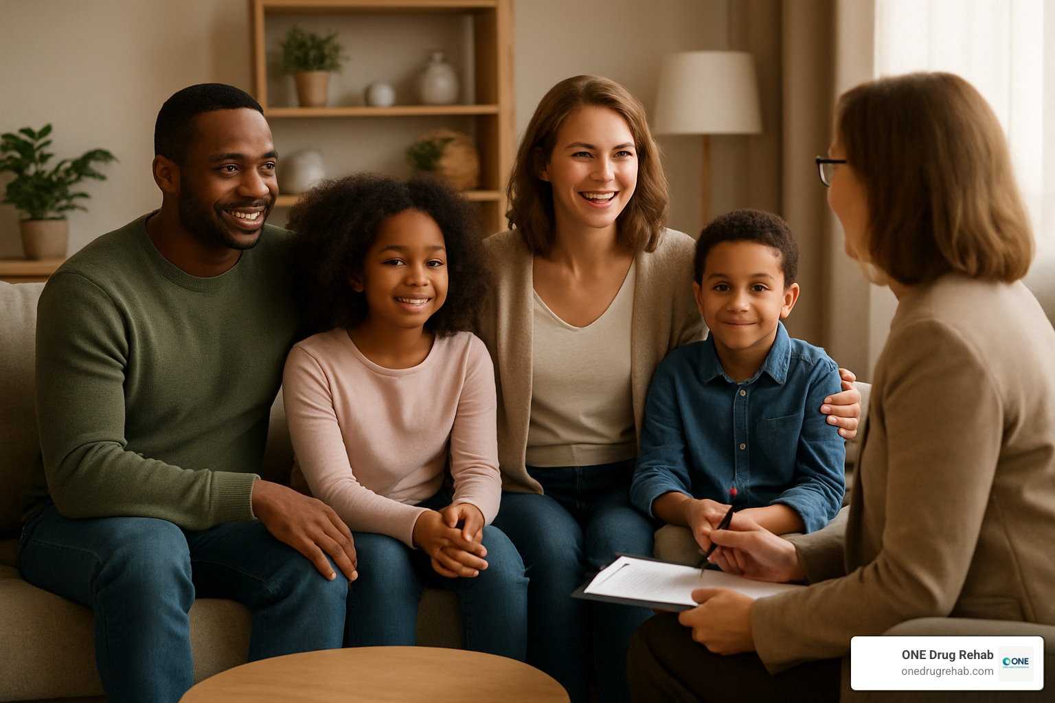 family therapy session - rehab for families