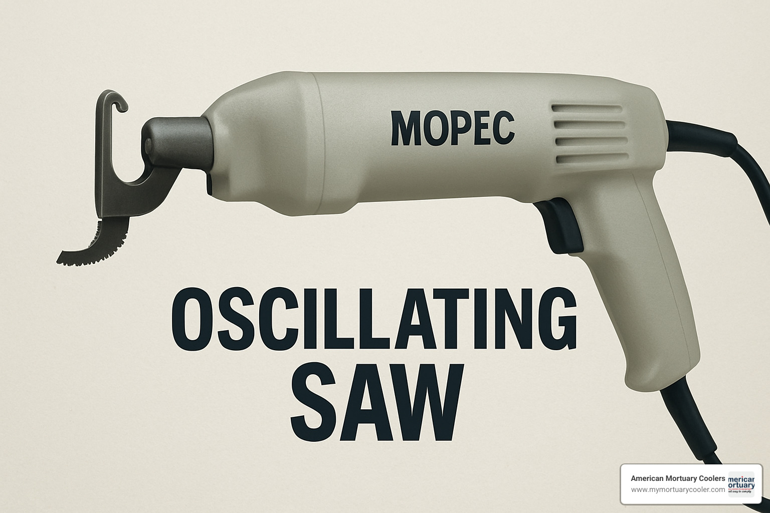 Various Mopec oscillating saw blades including round, section, and spinal column types alongside vacuum accessories - mopec oscillating saw